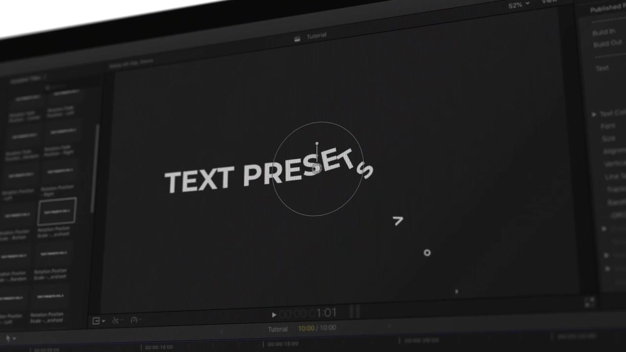 Text Presets Vol II For Final Cut Pro X Videohive 38522862 Apple Motion Image 4
