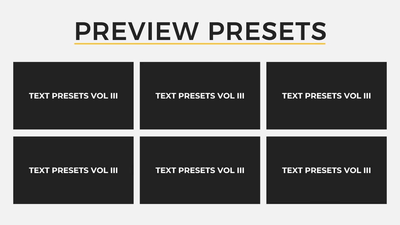 Text Presets Vol III For Final Cut Pro X Videohive 38522924 Apple Motion Image 11