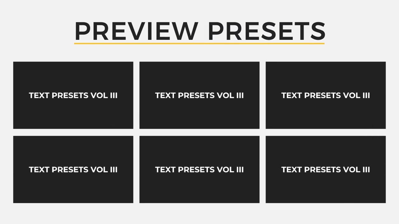 Text Presets Vol III For Final Cut Pro X Videohive 38522924 Apple Motion Image 7