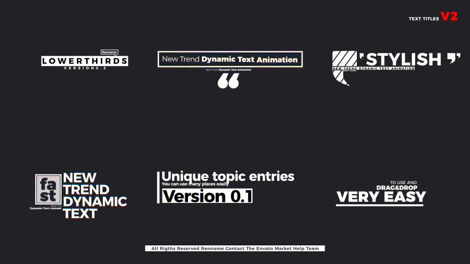 Text Titles V2 Videohive 22452809 After Effects Image 2