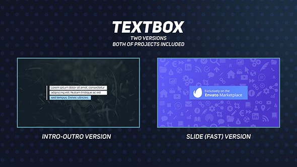 Textbox Title Animations - 21106049 Videohive Download