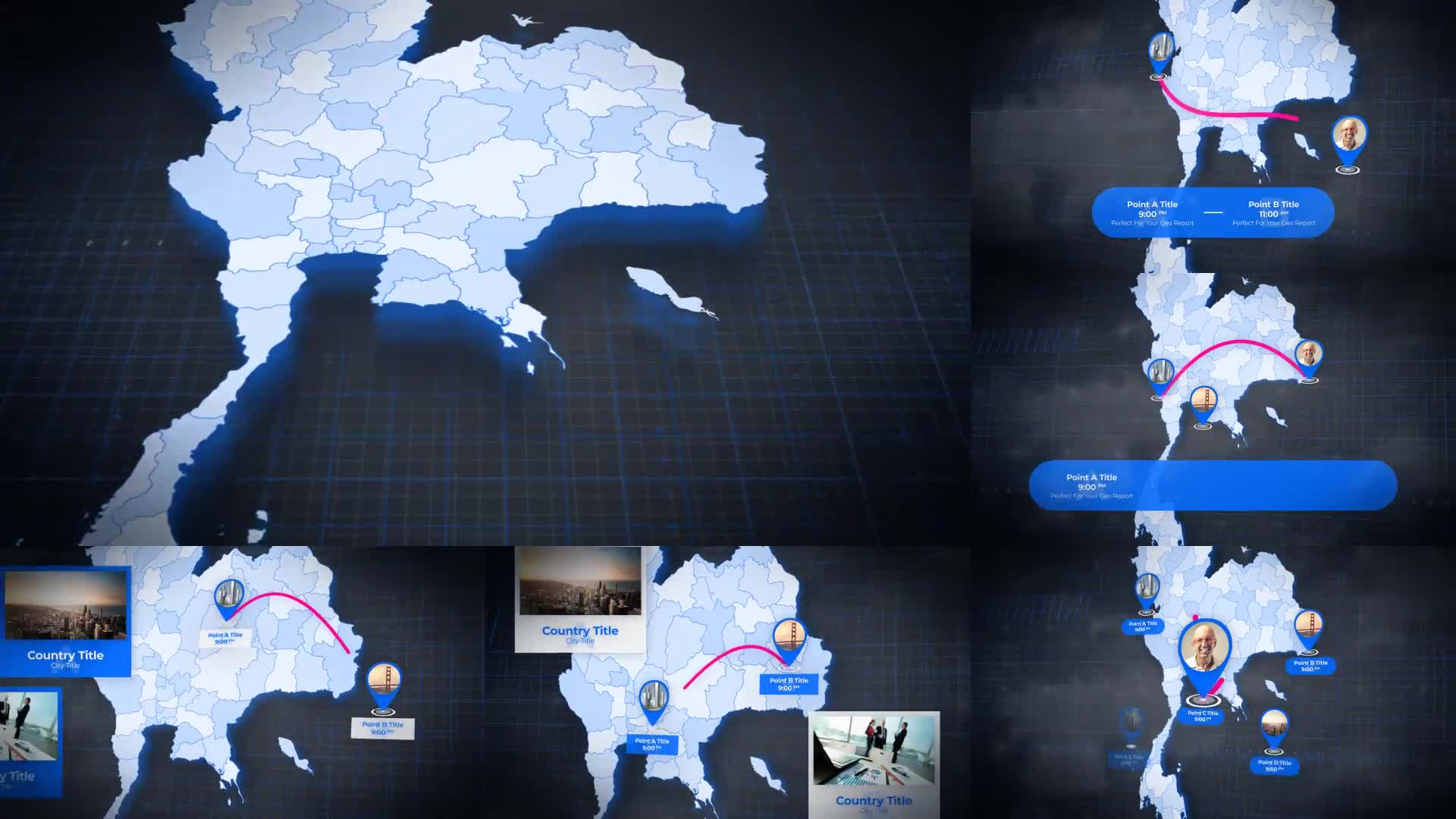 Thailand Animated Map Kingdom of Thailand Map Kit Videohive 24351874 After Effects Image 1