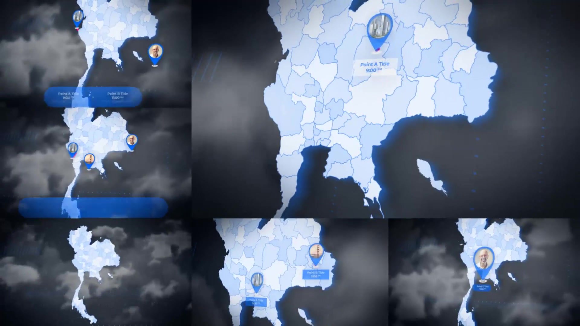 Thailand Animated Map Kingdom of Thailand Map Kit Videohive 24351874 After Effects Image 8