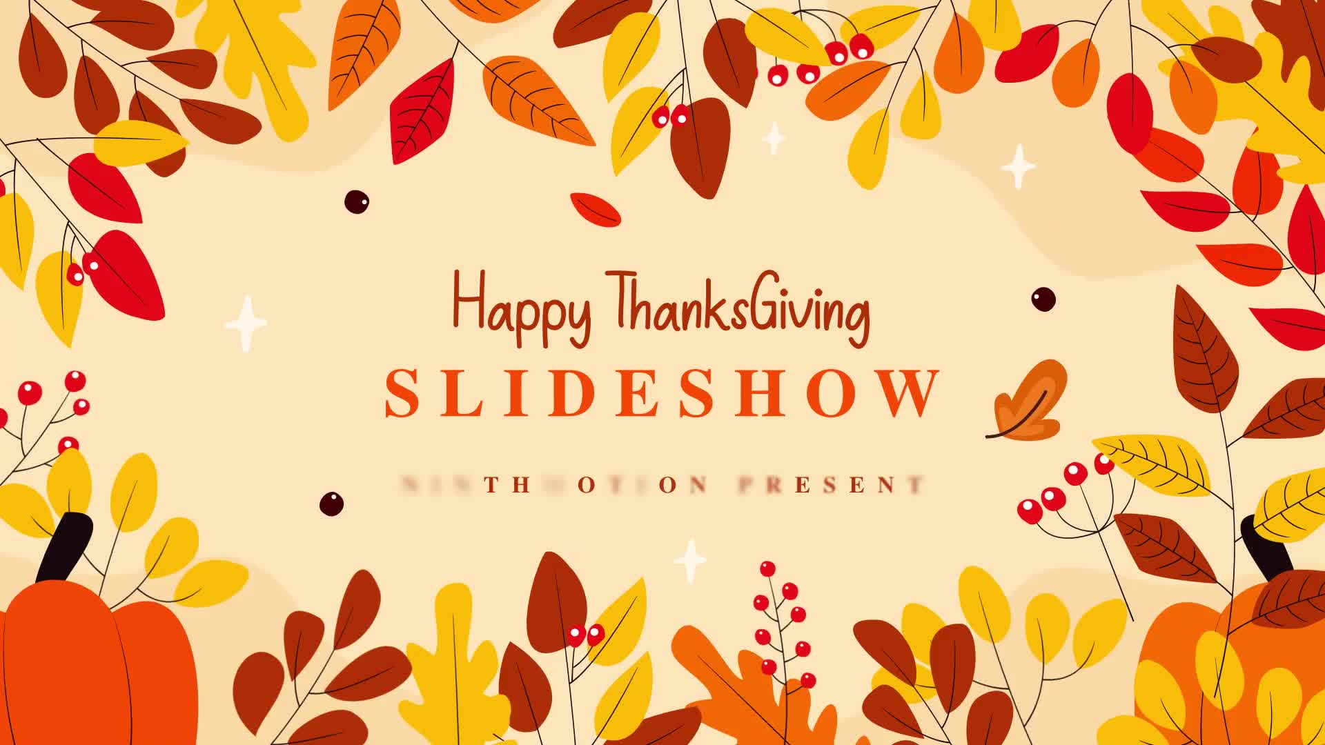 Thanks Giving Slideshow Videohive 34815946 After Effects Image 1