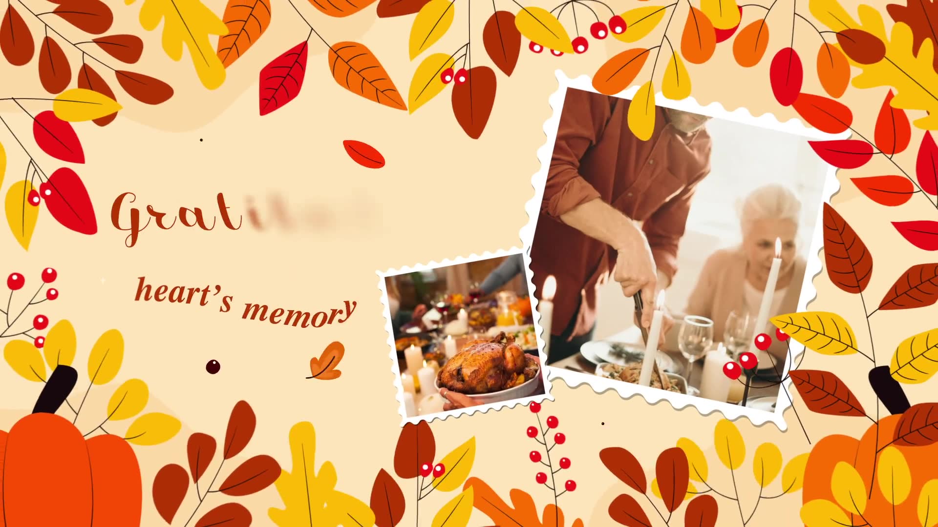Thanks Giving Slideshow Videohive 34815946 After Effects Image 3
