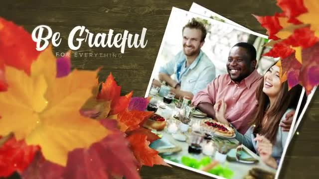 Thanksgiving Autumn Slideshow Videohive 34636837 After Effects Image 1