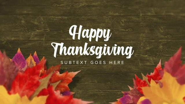 Thanksgiving Autumn Slideshow Videohive 34636837 After Effects Image 10