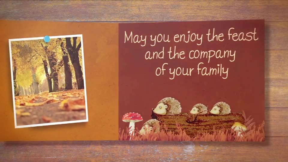 Thanksgiving Carrousel Videohive 20862431 After Effects Image 2