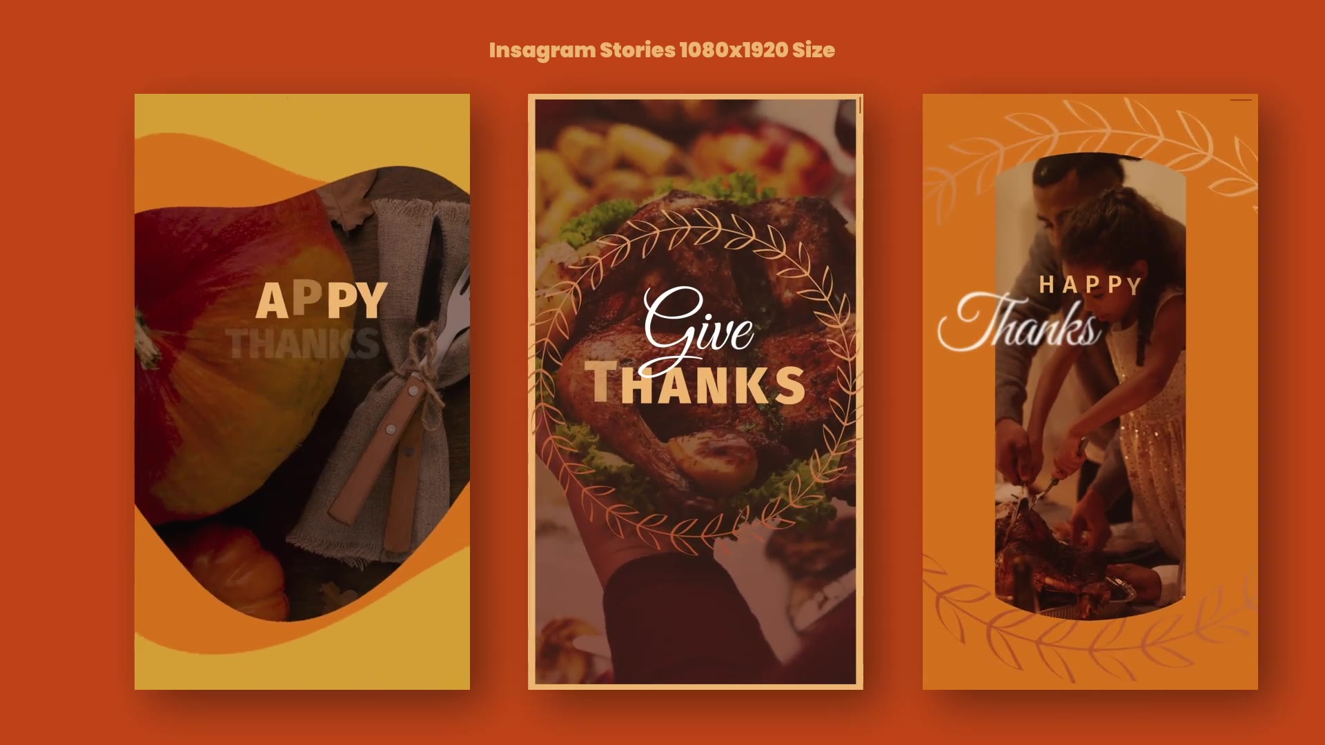 Thanksgiving Day Instagram Promo B136 Videohive 33828214 After Effects Image 9