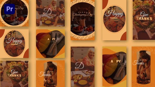Thanksgiving Day Instagram Promo Mogrt 136 - 34087428 Download Videohive