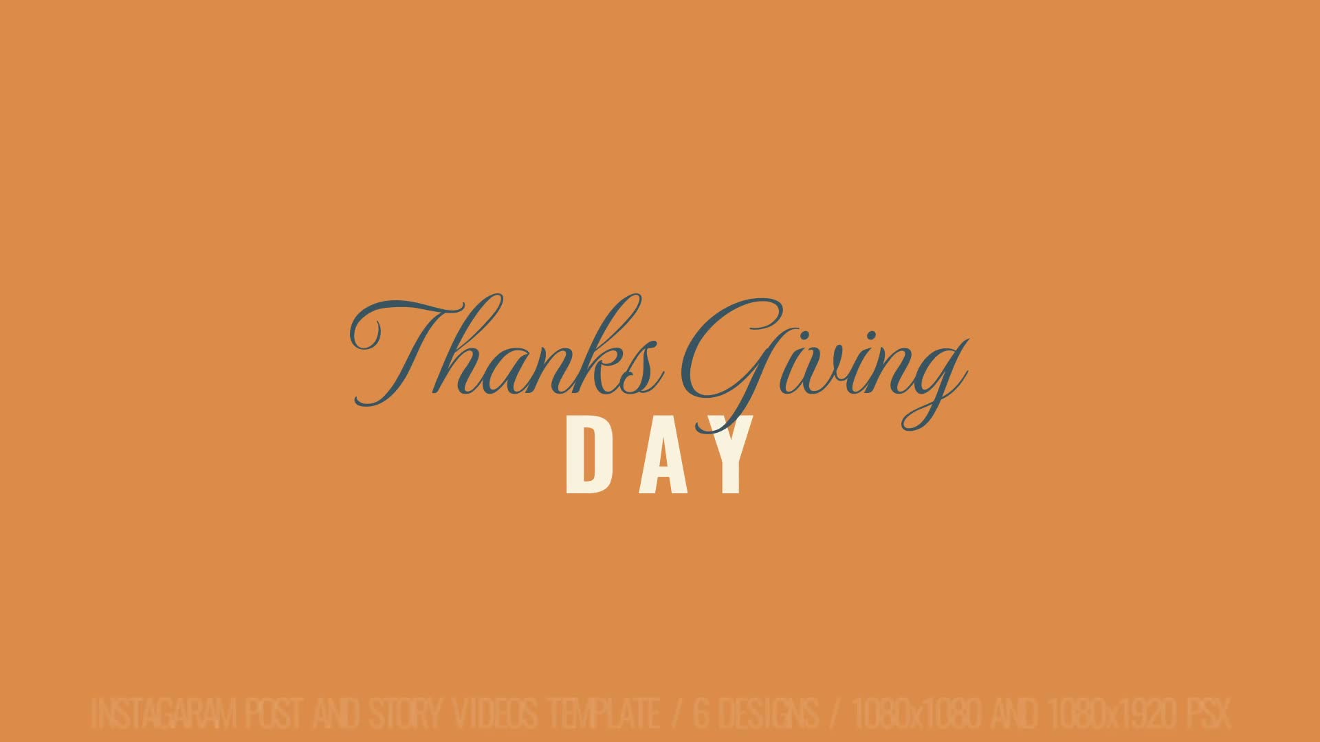 Thanksgiving Day Instagram Sale B162 Videohive 34074200 After Effects Image 1