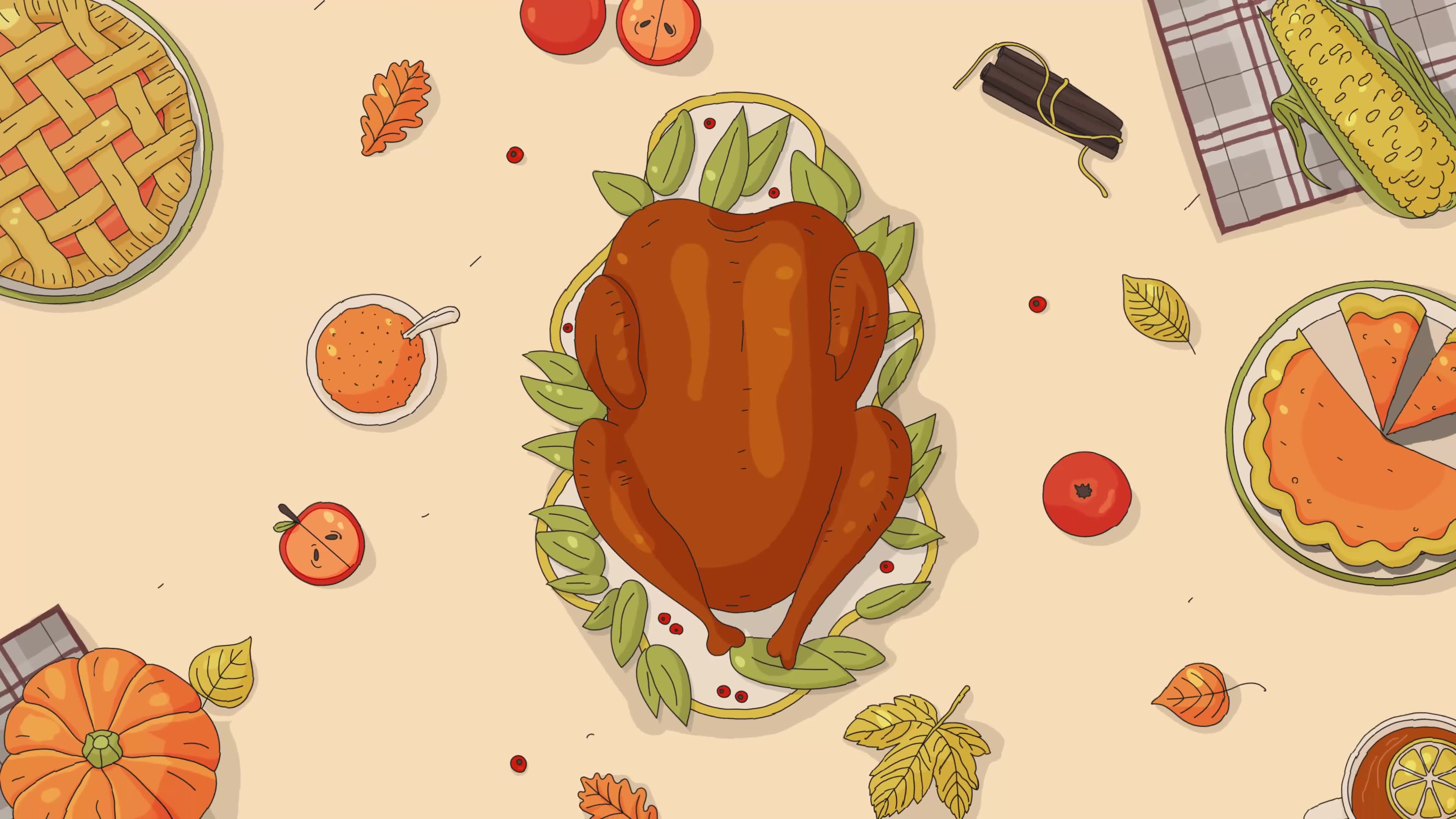 Thanksgiving Day Logo Reveal Videohive 40727223 After Effects Image 3