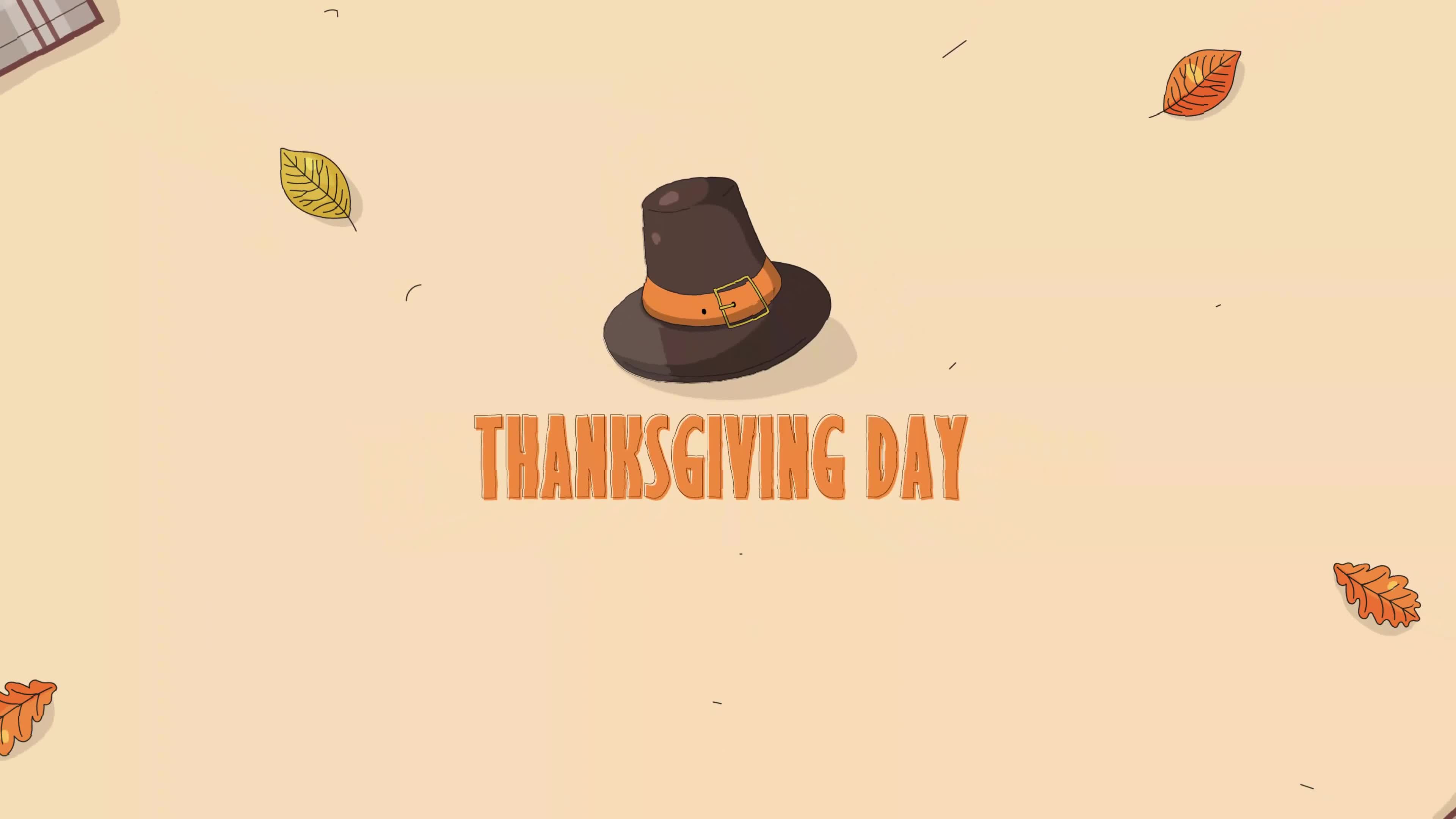 Thanksgiving Day Logo Reveal Videohive 40727223 After Effects Image 5