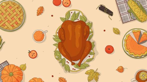 Thanksgiving Day Logo Reveal - Download Videohive 40727223