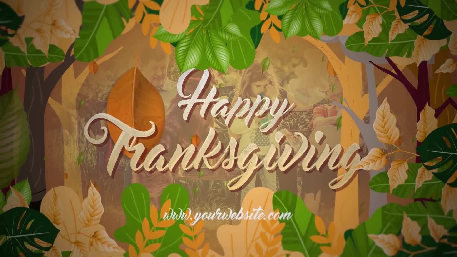 Thanksgiving Day Opener Videohive 41203715 After Effects Image 9