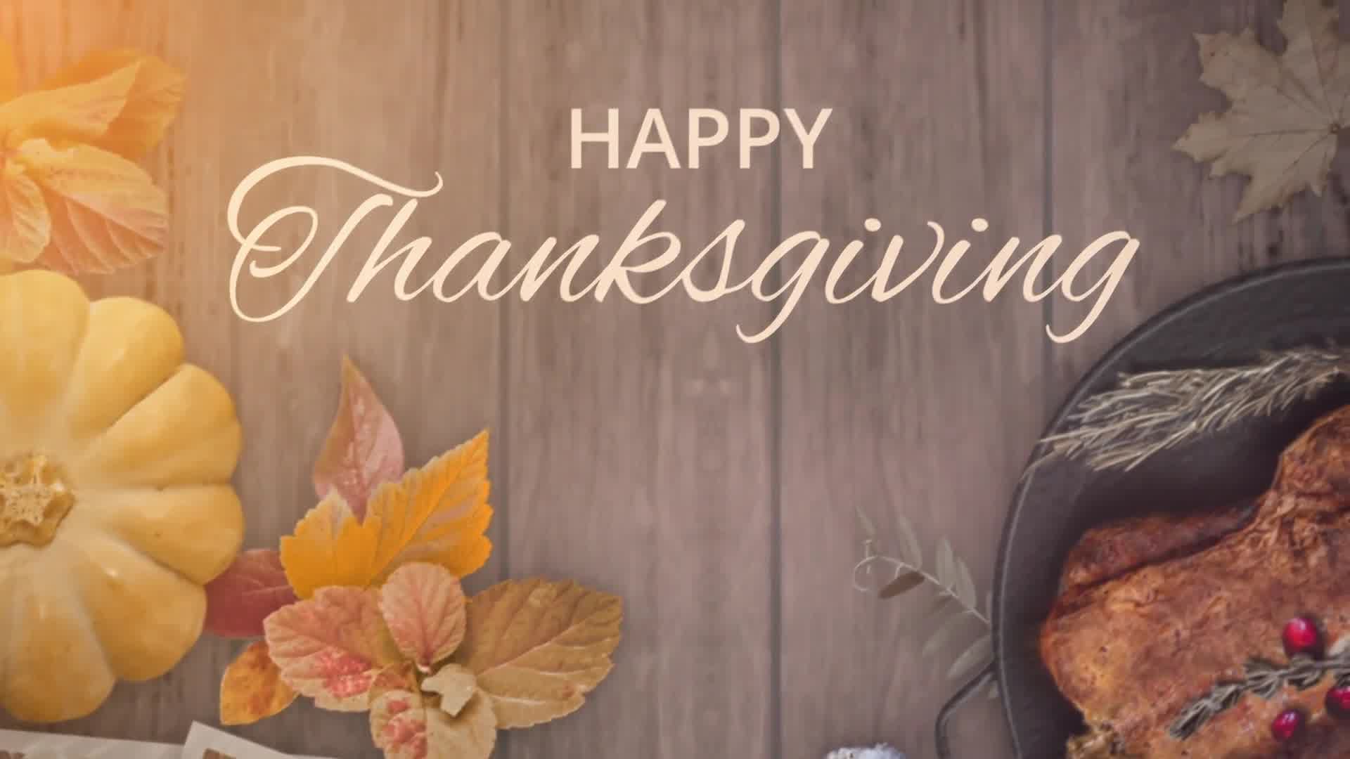 Thanksgiving Day Slideshow Opener for After Effects Videohive 39478276 After Effects Image 9