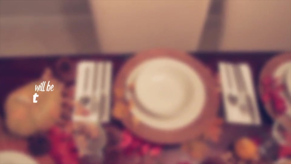 Thanksgiving Dinner - Download Videohive 9436946