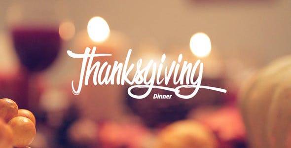 Thanksgiving Dinner - Download Videohive 9436946