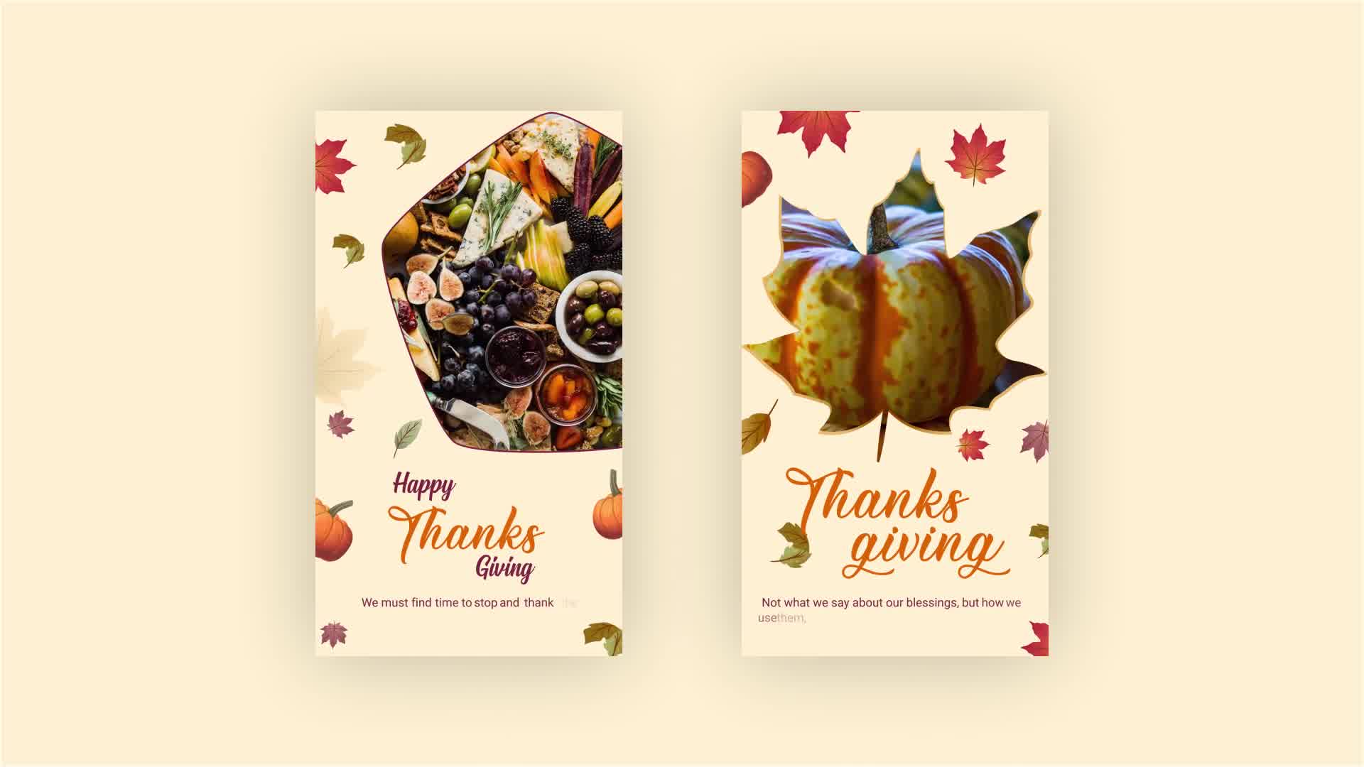 Thanksgiving Greeting Instagram Stories Videohive 34816027 After Effects Image 10