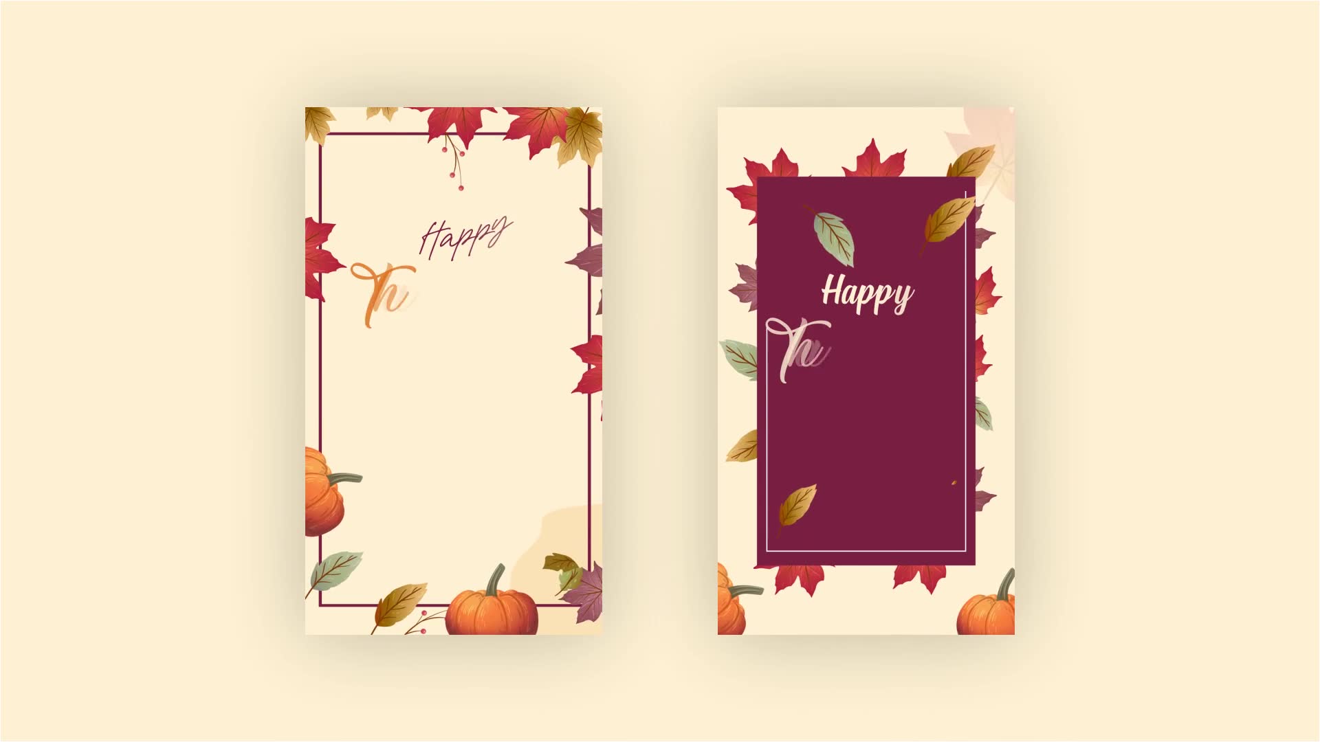 Thanksgiving Greeting Instagram Stories Videohive 34816027 After Effects Image 2