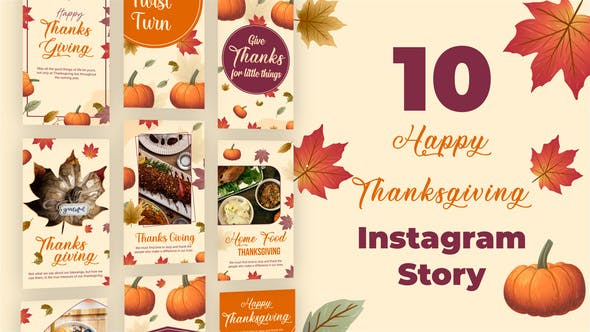Thanksgiving Greeting Instagram Stories - 34816027 Download Videohive