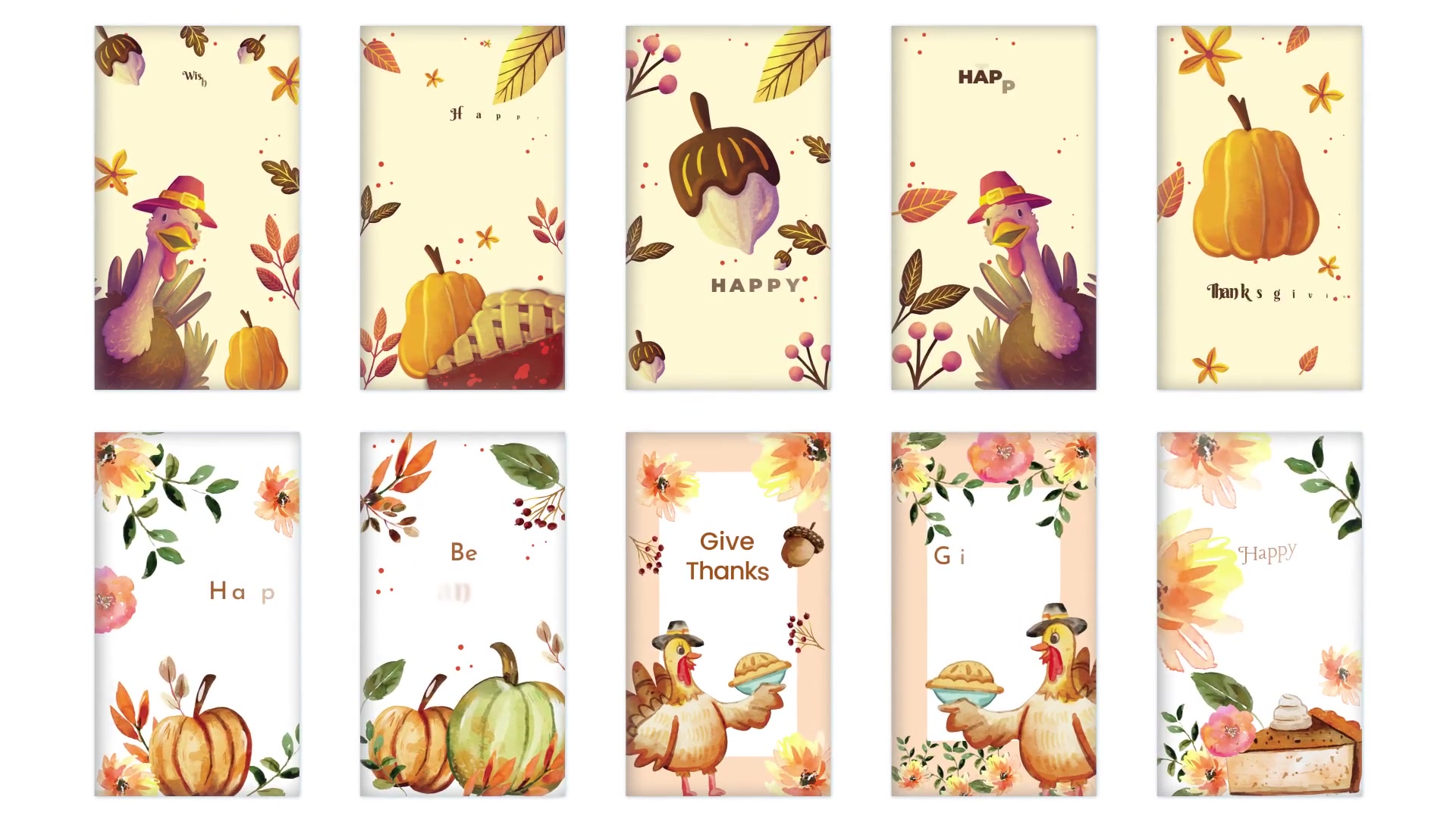 Thanksgiving Instagram Story Pack 02 Videohive 34916780 After Effects Image 10