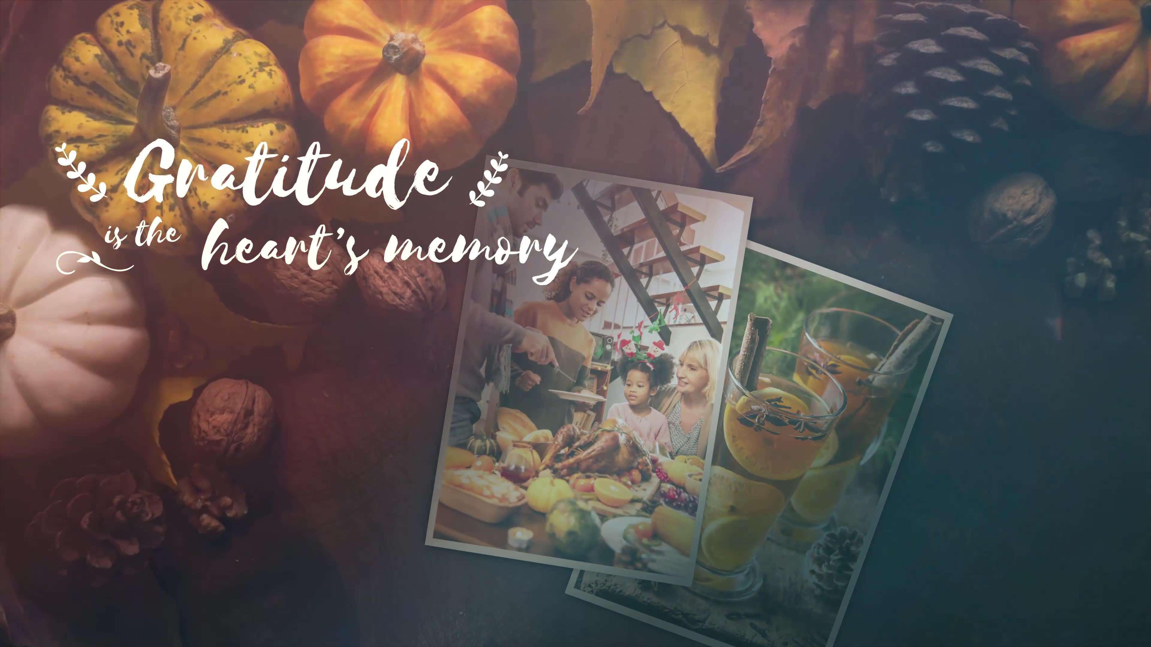 Thanksgiving Memories Slideshow Videohive 34519122 After Effects Image 3
