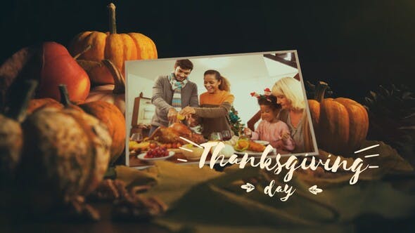 Thanksgiving Memories Slideshow - Download 34519122 Videohive