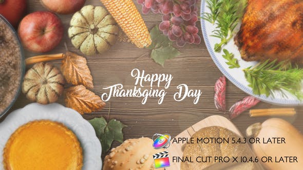 Thanksgiving Special Promo Apple Motion - 29348979 Download Videohive
