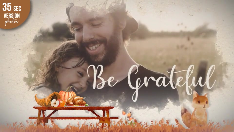 Thanksgiving Watercolored Slideshow Videohive 24971366 After Effects Image 3