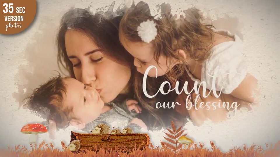 Thanksgiving Watercolored Slideshow Videohive 24971366 After Effects Image 5