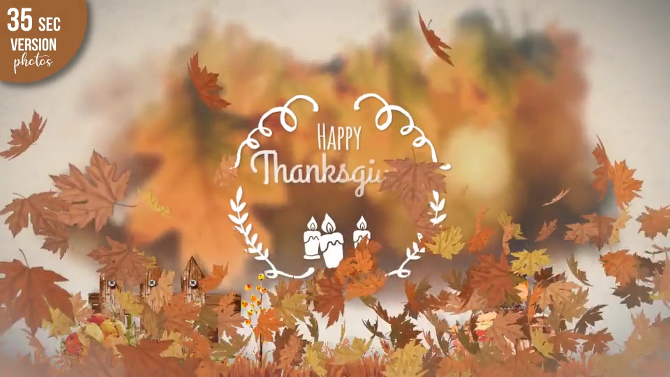 Thanksgiving Watercolored Slideshow Videohive 24971366 After Effects Image 6