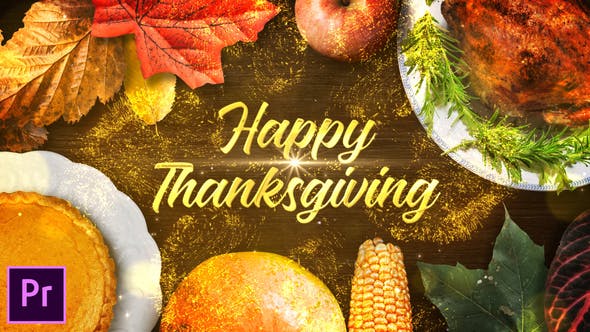 Thanksgiving Wishes Premiere Pro - Videohive Download 25046014