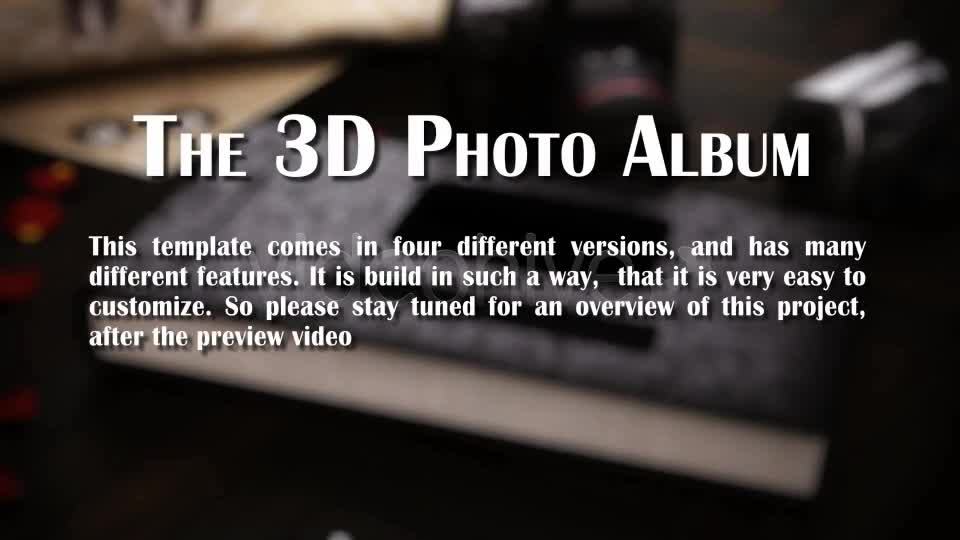 The 3D Photo Album - Download Videohive 3797731