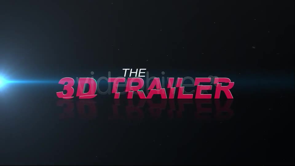The 3D Trailer Videohive 574033 After Effects Image 2