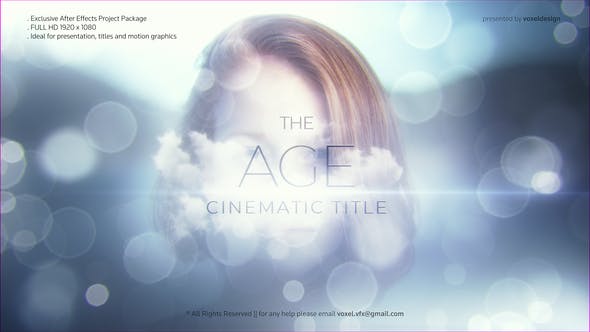 The Age Cinematic Title - 26331365 Download Videohive