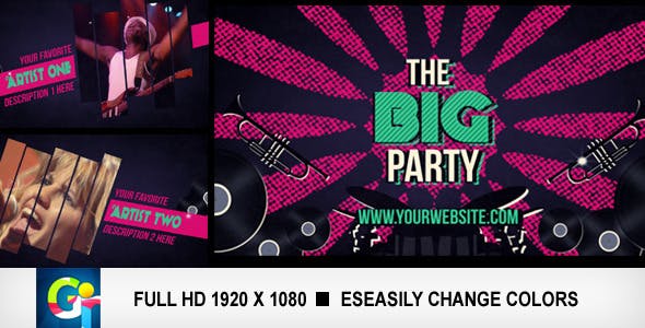 The Big Party Promo - Download Videohive 3459356