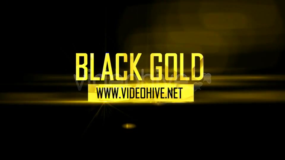 The Black Gold - Download Videohive 1864189