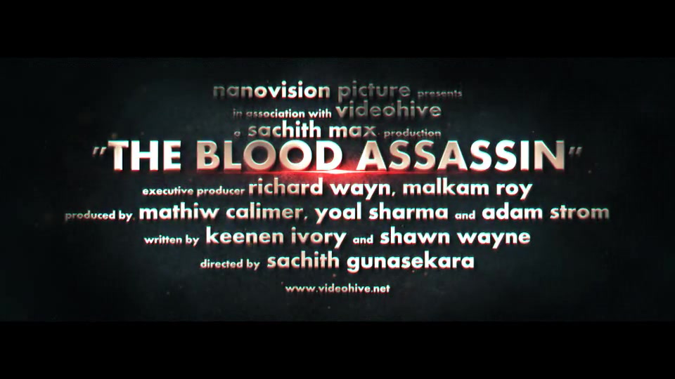 The Blood Assassin Videohive 9693429 After Effects Image 13