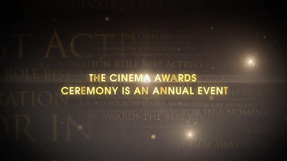 The Cinema Awards Videohive 22502176 After Effects Image 1