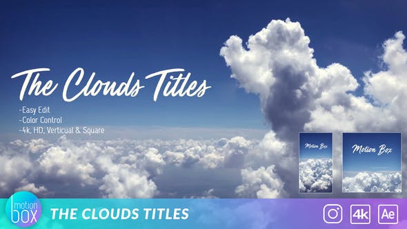 The Clouds Titles - 24599742 Videohive Download
