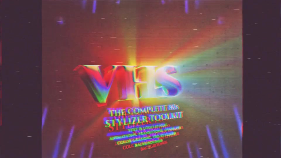 The Complete 80s Stylizer Toolkit Videohive 26783660 After Effects Image 13