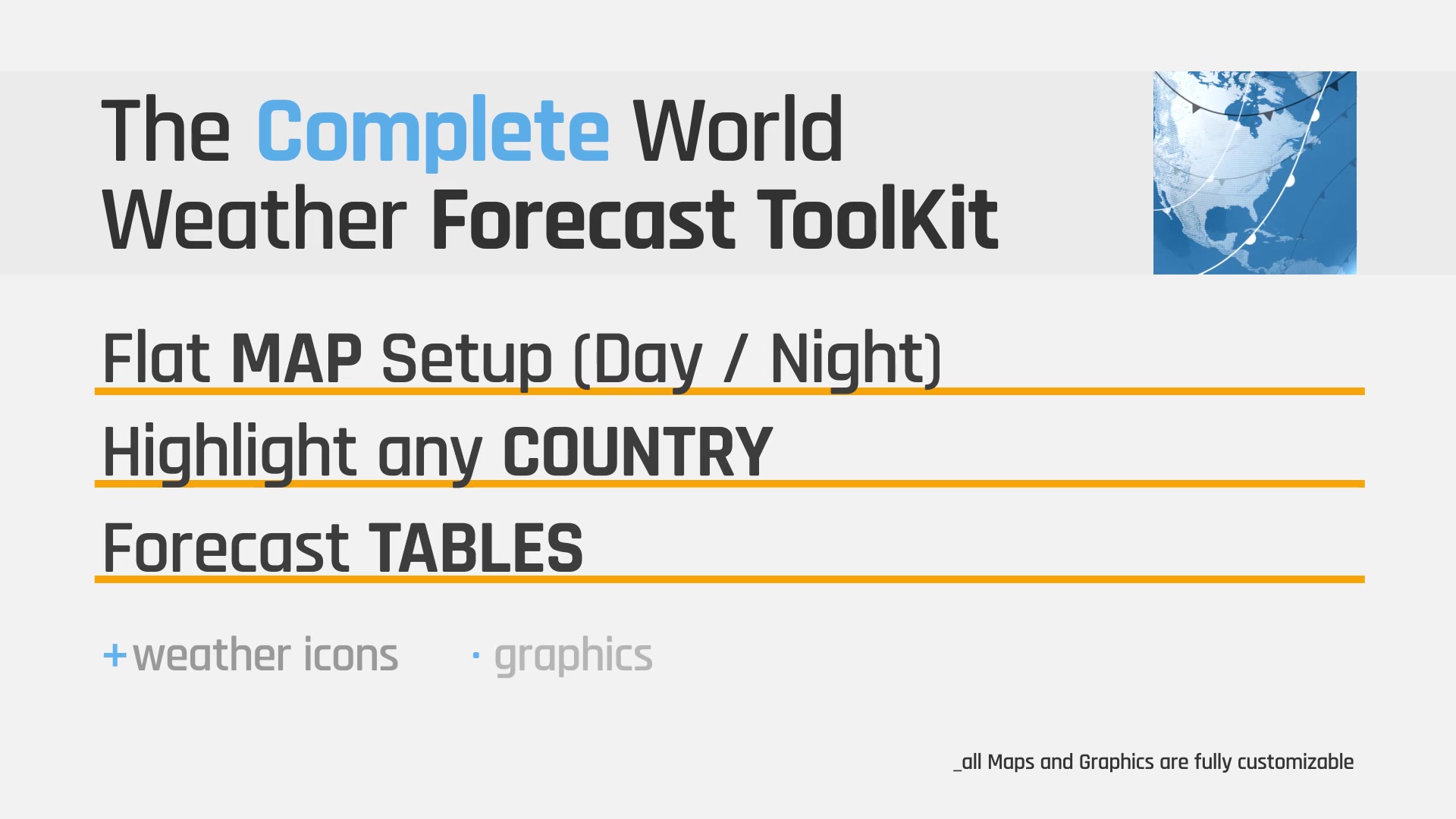 The Complete World Weather Forecast ToolKit Videohive 26764828 After Effects Image 9