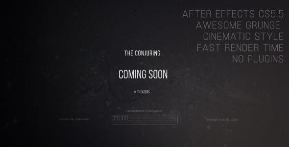 The Conjuring Cinematic Trailer - Download Videohive 15296275