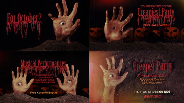 The Creepy Hands Halloween - Videohive 20781122 Download