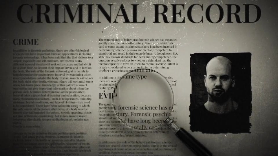 The Crime Files I Title Sequence Videohive 32164074 After Effects Image 6