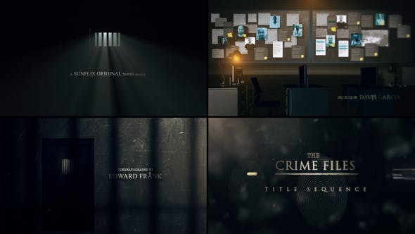 The Crime Files I Title Sequence - Videohive 32164074 Download