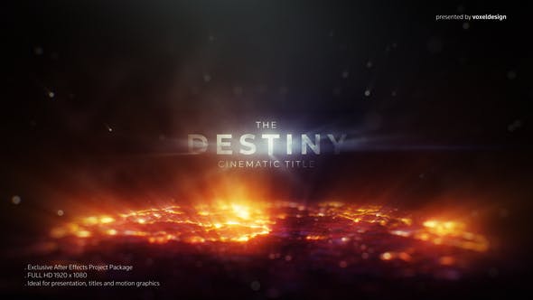 The Destiny Cinematic Title - Download 25915596 Videohive