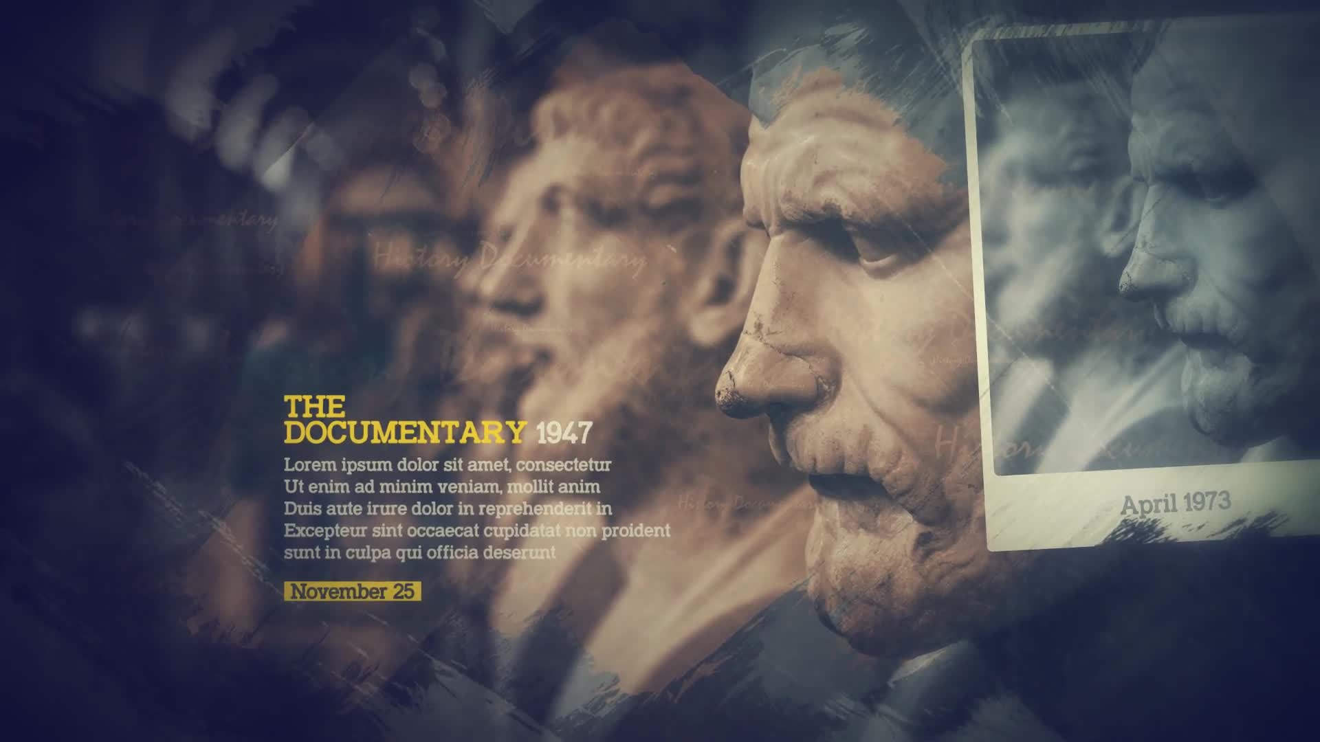 The Documentary History Slideshow Videohive 23695793 After Effects Image 1