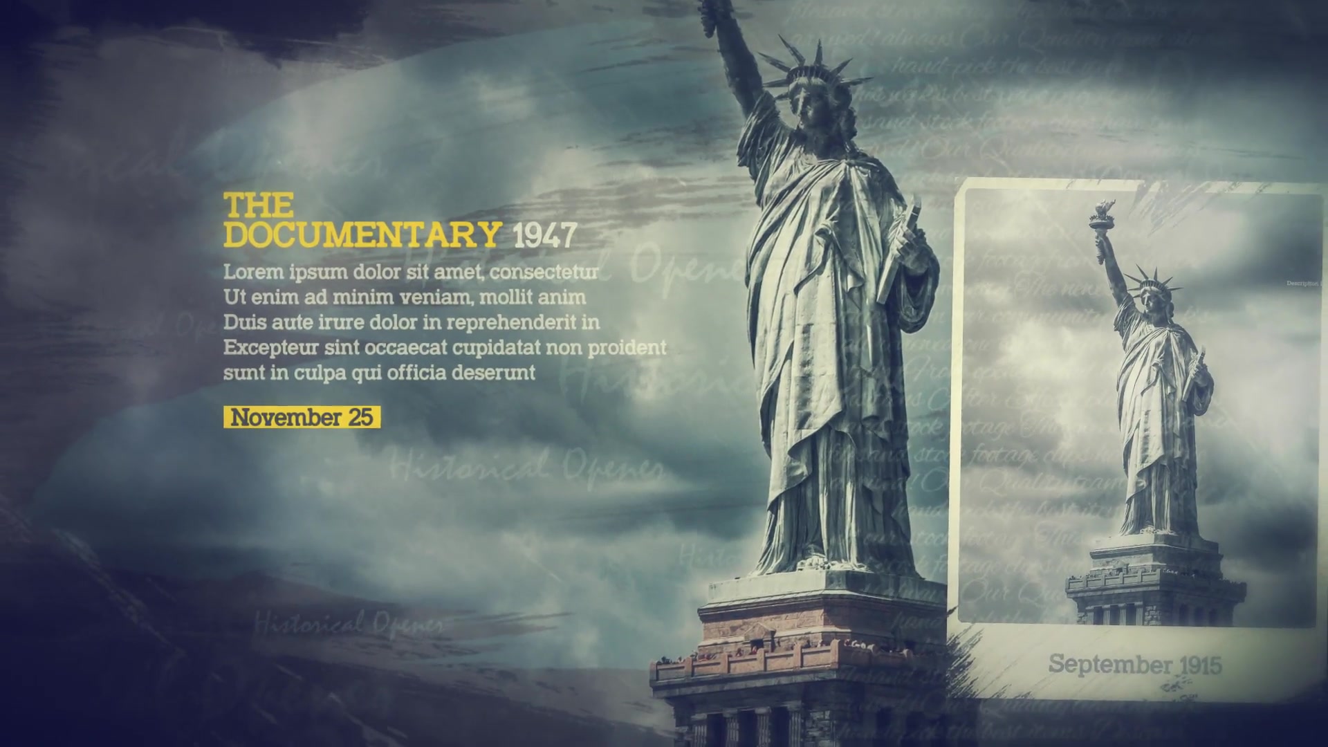 The Documentary History Slideshow Videohive 23695793 After Effects Image 7